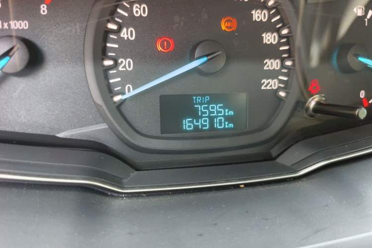 Used Ford Escort 2015 1.5L Manual Comfort Model Odometer Close Up