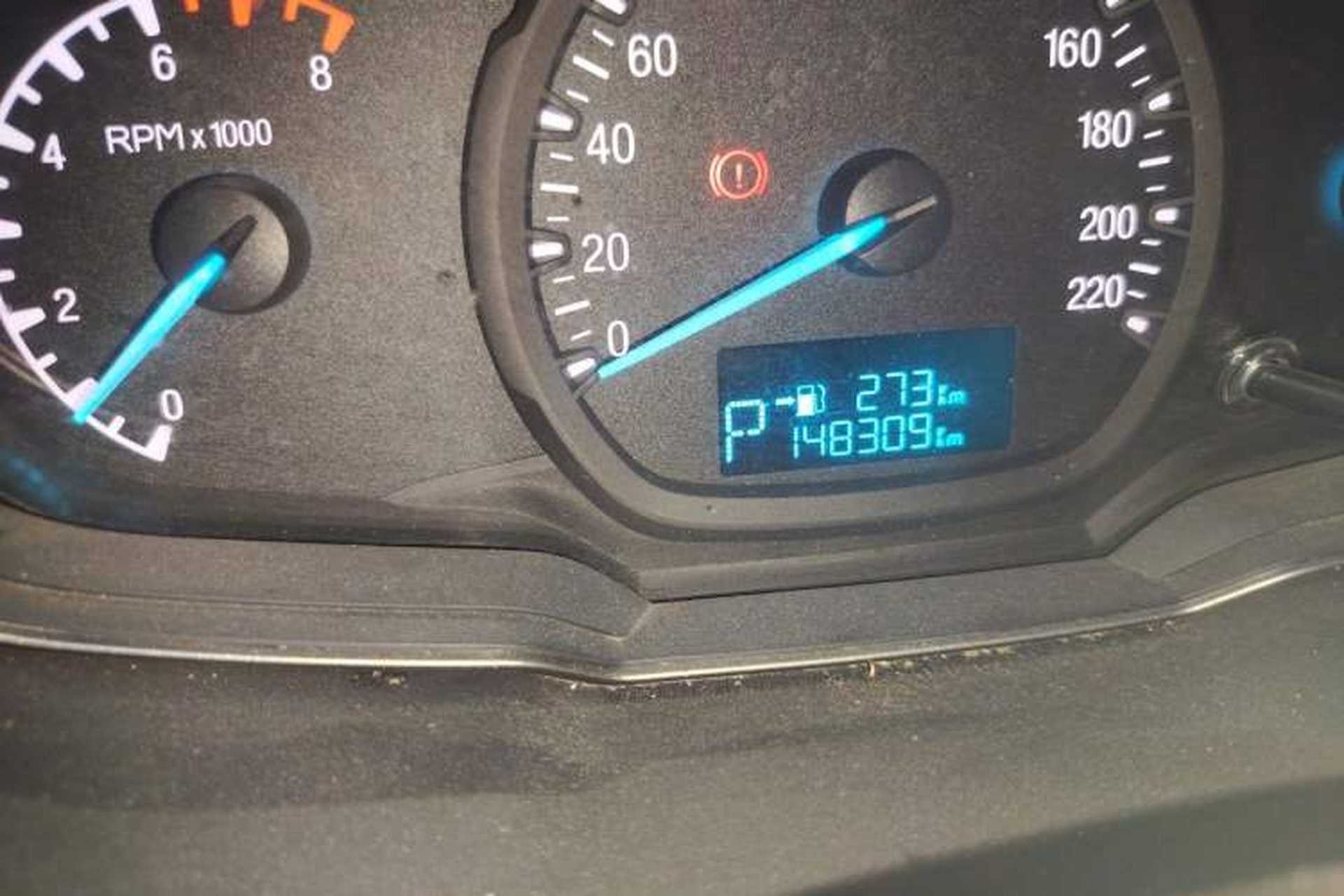 Used Ford Escort 2015 1.5L Automatic Comfort Edition Odometer Close Up