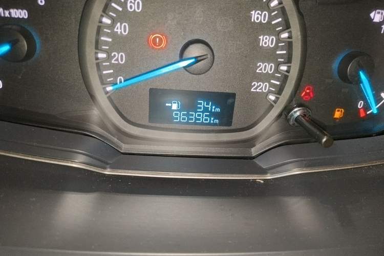Used Ford Escort 2015 1.5L Manual Comfort Model Odometer Close Up