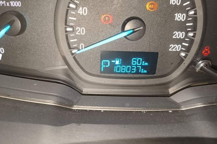 Used Ford Escort 2015 1.5L Automatic Comfort Edition Odometer Close Up