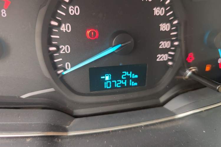 Used Ford Escort 2015 1.5L Manual Comfort Model Odometer Close Up