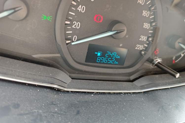 Used Ford Escort 2015 1.5L Manual Comfort Model Odometer Close Up