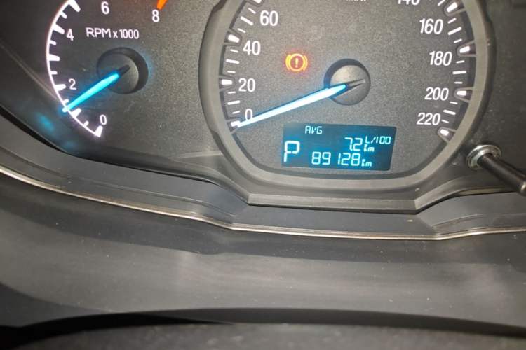 Used Ford Escort 2015 1.5L Automatic Comfort Edition Odometer Close Up