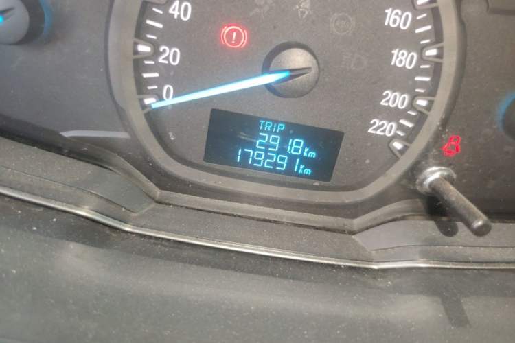 Used Ford Escort 2015 1.5L Manual Comfort Model Odometer Close Up