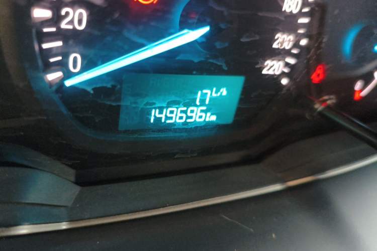 Used Ford Escort 2015 1.5L Manual Comfort Model Odometer Close Up