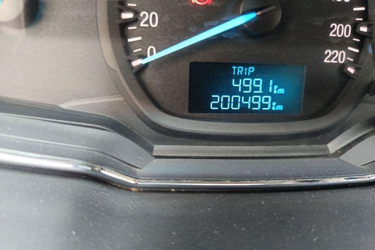 Used Ford Escort 2015 1.5L Manual Fashion Edition Odometer Close Up