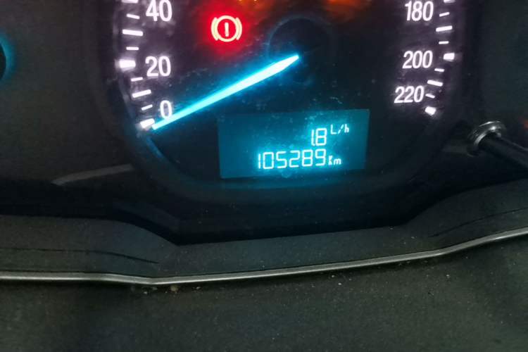 Used Ford Escort 2015 1.5L Manual Comfort Model Odometer Close Up