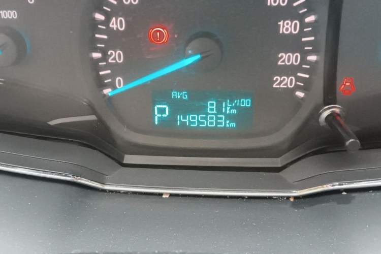 Used Ford Escort 2015 1.5L Automatic Fashion Model Odometer Close Up