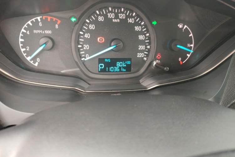 Used Ford Escort 2015 1.5L Automatic Comfort Edition Odometer Close Up
