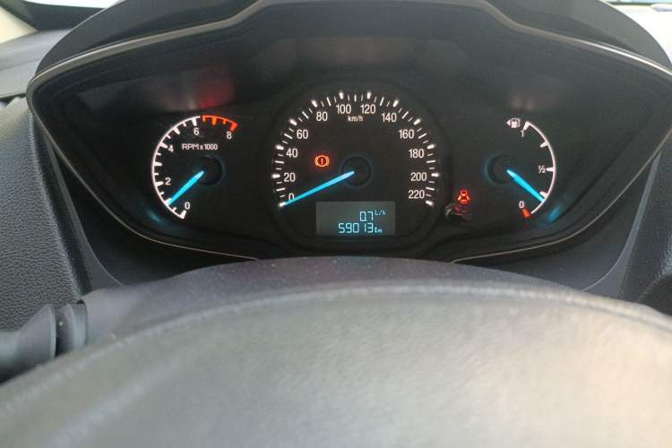 Used Ford Escort 2015 1.5L Manual Comfort Model Odometer Close Up