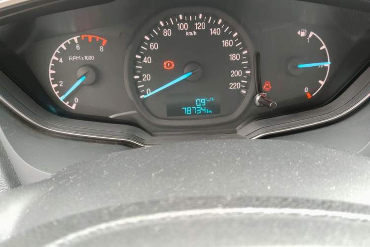 Used Ford Escort 2015 1.5L Manual Comfort Model Odometer Close Up