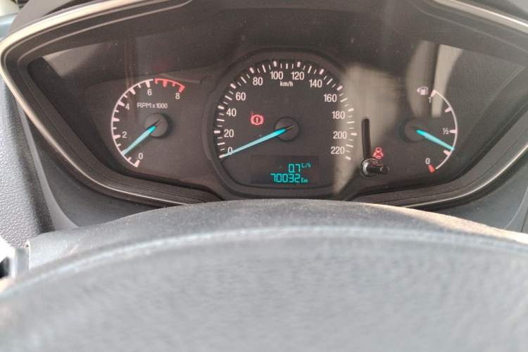 Used Ford Escort 2015 1.5L Manual Comfort Model Odometer Close Up
