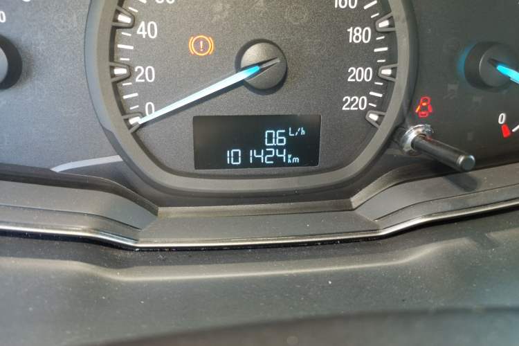 Used Ford Escort 2015 1.5L Manual Comfort Model Odometer Close Up