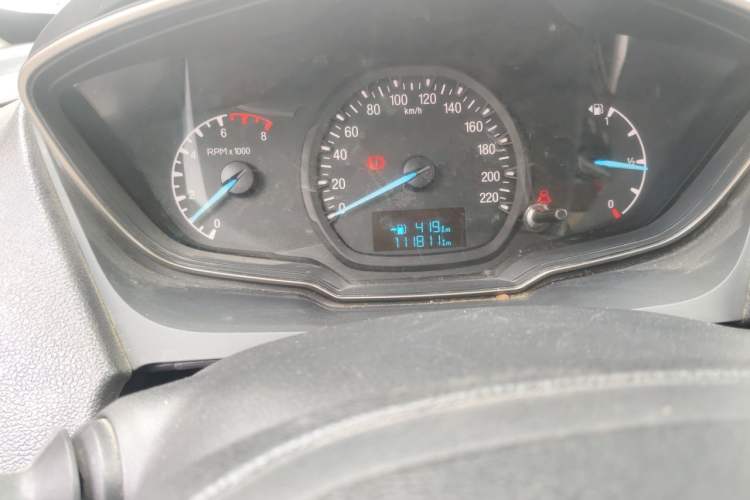 Used Ford Escort 2015 1.5L Manual Comfort Model Odometer Close Up