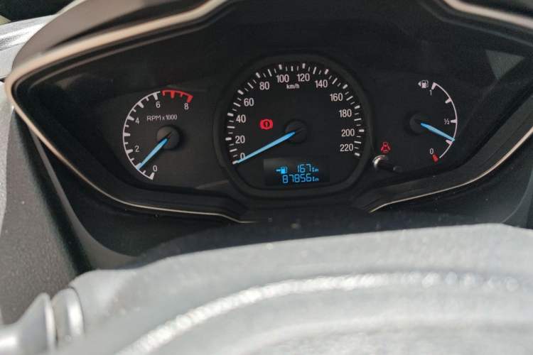 Used Ford Escort 2015 1.5L Manual Comfort Model Odometer Close Up