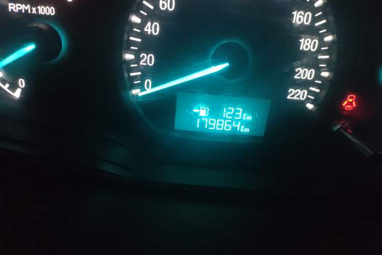 Used Ford Escort 2015 1.5L Manual Comfort Model Odometer Close Up