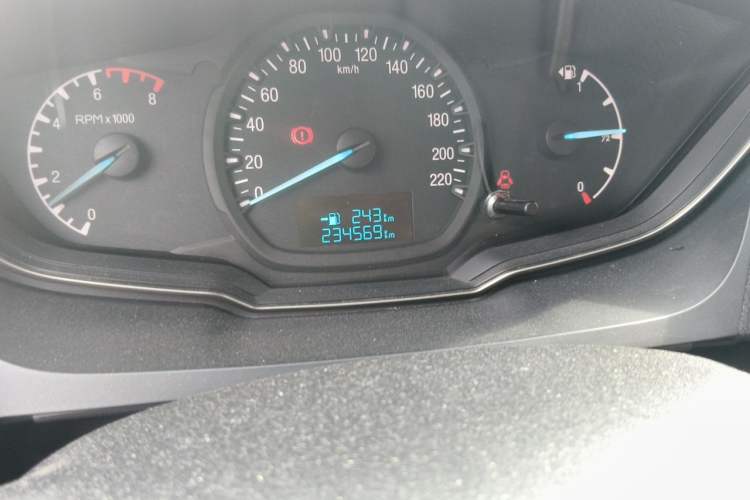 Used Ford Escort 2015 1.5L Manual Comfort Model Odometer Close Up