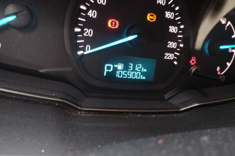 Used Ford Escort 2015 1.5L Automatic Comfort Edition Odometer Close Up
