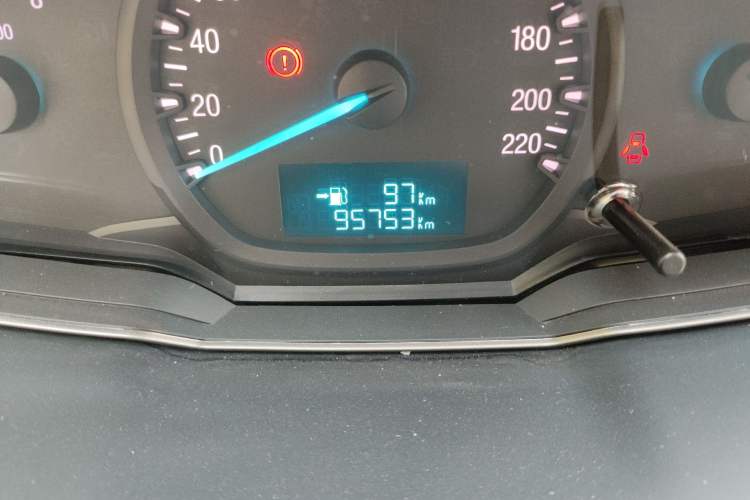 Used Ford Escort 2015 1.5L Manual Comfort Model Odometer Close Up