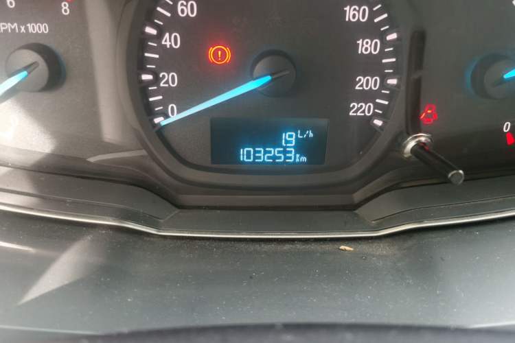 Used Ford Escort 2015 1.5L Manual Comfort Model Odometer Close Up