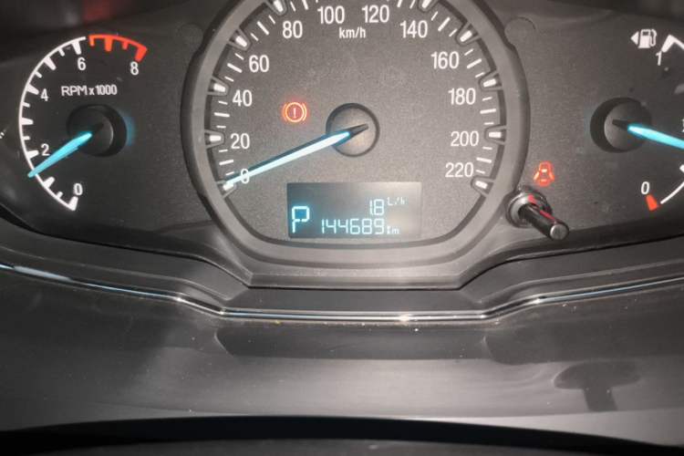 Used Ford Escort 2015 1.5L Automatic Fashion Model Odometer Close Up