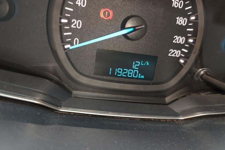 Used Ford Escort 2015 1.5L Manual Comfort Model Odometer Close Up