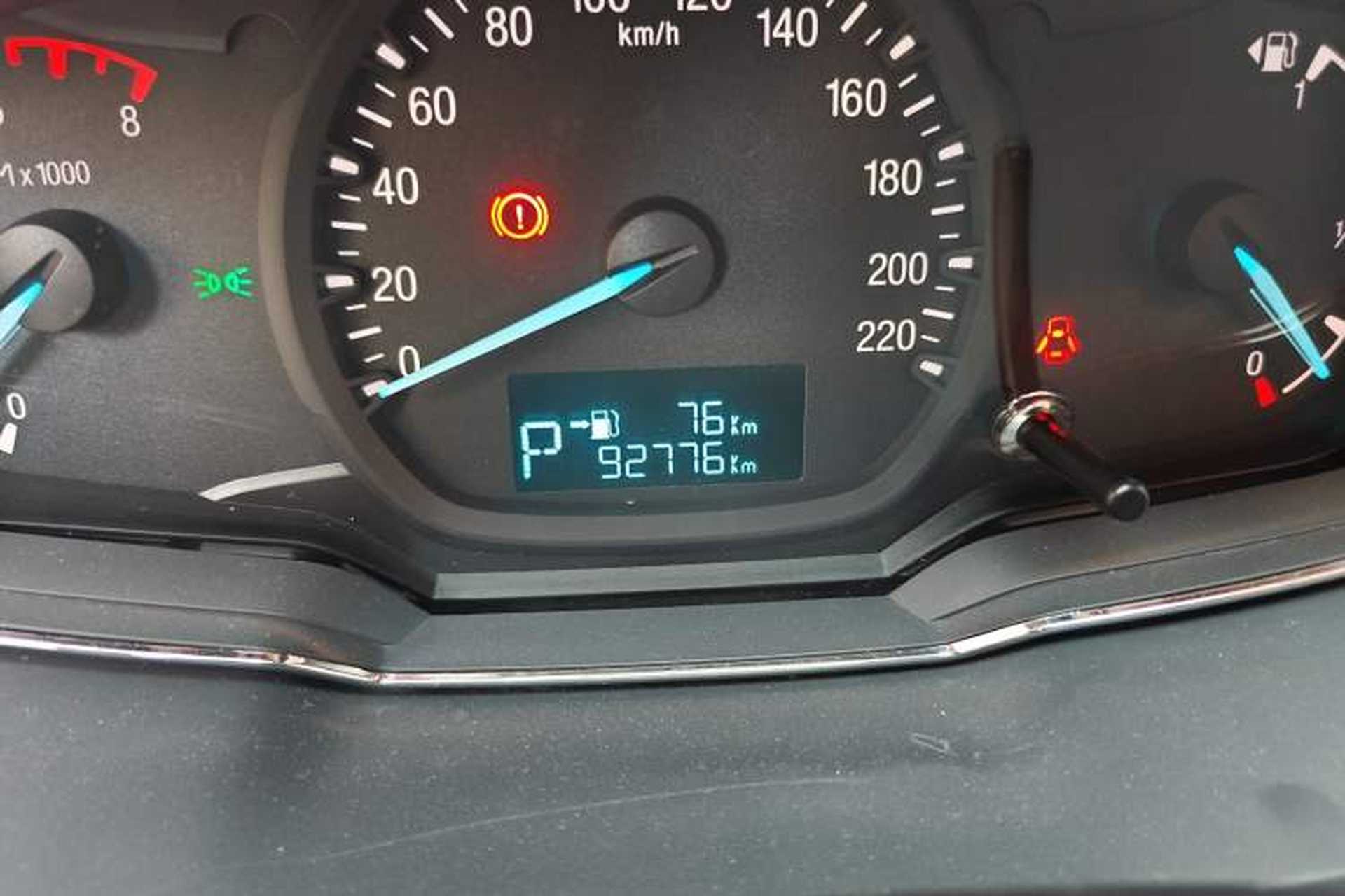 Used Ford Escort 2015 1.5L Automatic Fashion Model Odometer Close Up