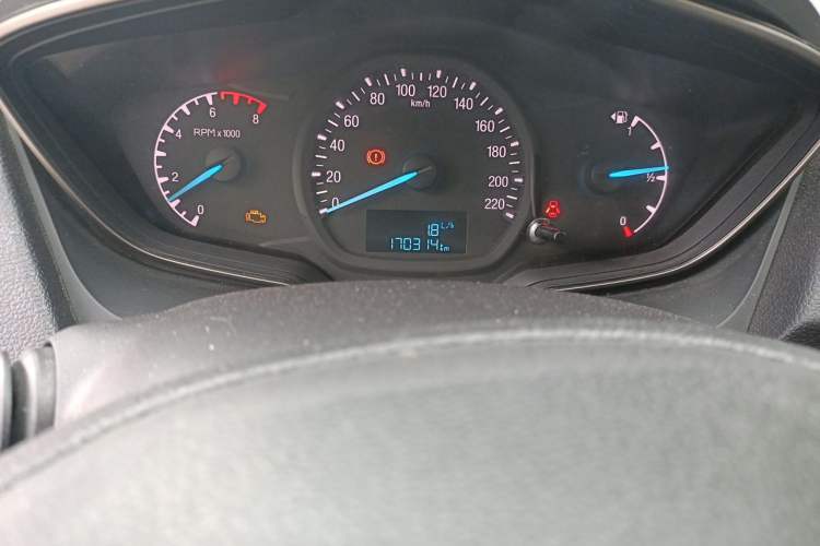 Used Ford Escort 2015 1.5L Manual Comfort Model Odometer Close Up