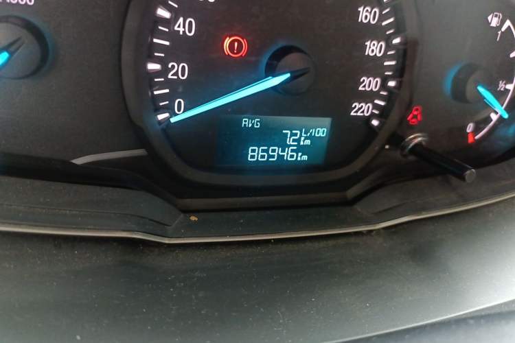 Used Ford Escort 2015 1.5L Manual Comfort Model Odometer Close Up