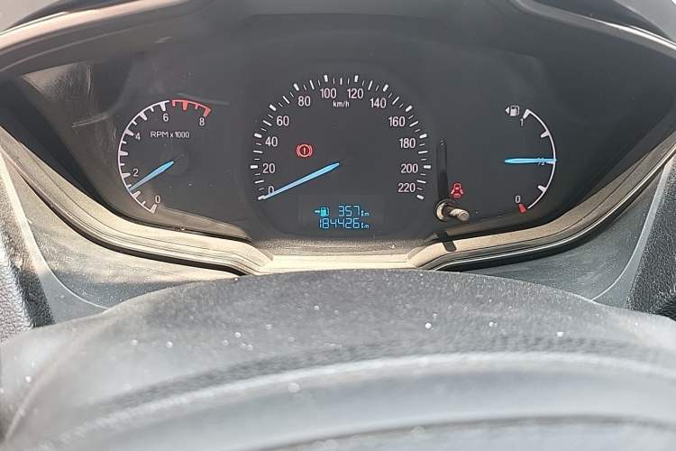 Used Ford Escort 2015 1.5L Manual Comfort Model Odometer Close Up