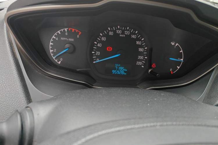 Used Ford Escort 2015 1.5L Manual Comfort Model Odometer Close Up