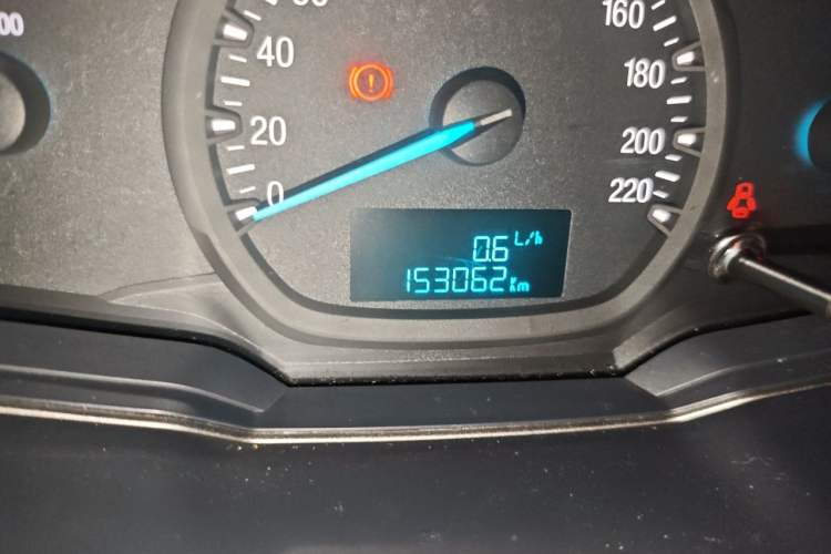 Used Ford Escort 2015 1.5L Manual Comfort Model Odometer Close Up