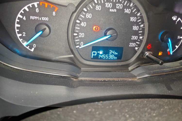 Used Ford Escort 2015 1.5L Automatic Comfort Edition Odometer Close Up