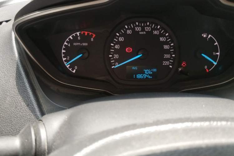 Used Ford Escort 2015 1.5L Manual Comfort Model Odometer Close Up