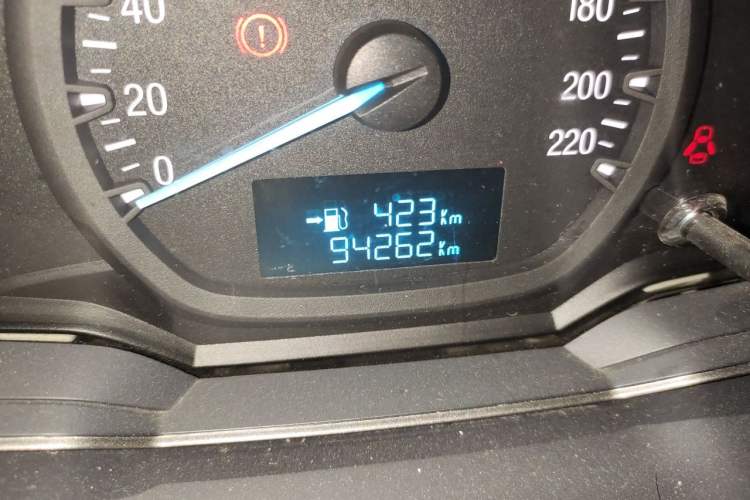 Used Ford Escort 2015 1.5L Manual Comfort Model Odometer Close Up