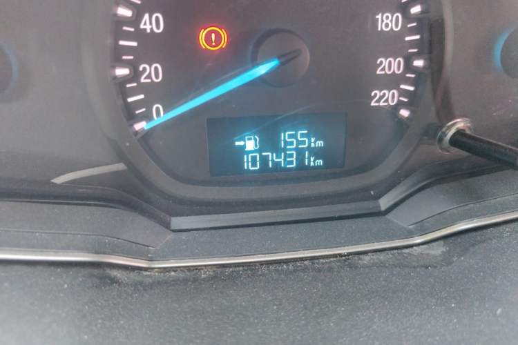 Used Ford Escort 2015 1.5L Manual Comfort Model Odometer Close Up