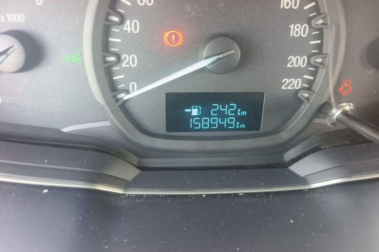 Used Ford Escort 2015 1.5L Manual Comfort Model Odometer Close Up