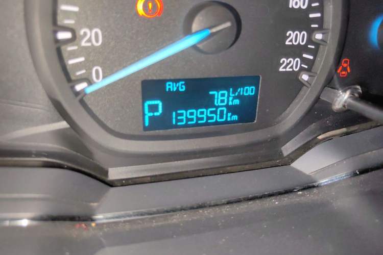 Used Ford Escort 2015 1.5L Automatic Fashion Model Odometer Close Up