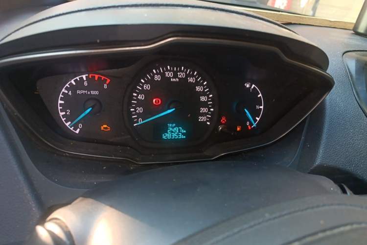 Used Ford Escort 2015 1.5L Manual Comfort Model Odometer Close Up