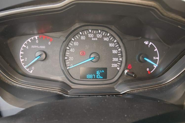 Used Ford Escort 2015 1.5L Manual Comfort Model Odometer Close Up