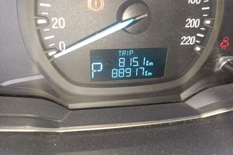 Used Ford Escort 2015 1.5L Automatic Comfort Edition Odometer Close Up