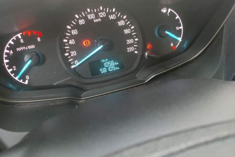 Used Ford Escort 2015 1.5L Manual Comfort Model Odometer Close Up