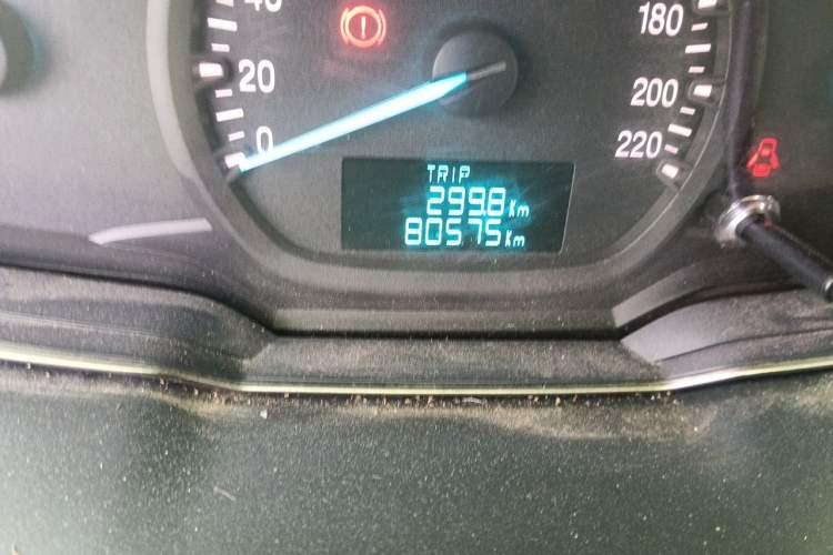 Used Ford Escort 2015 1.5L Manual Comfort Model Odometer Close Up