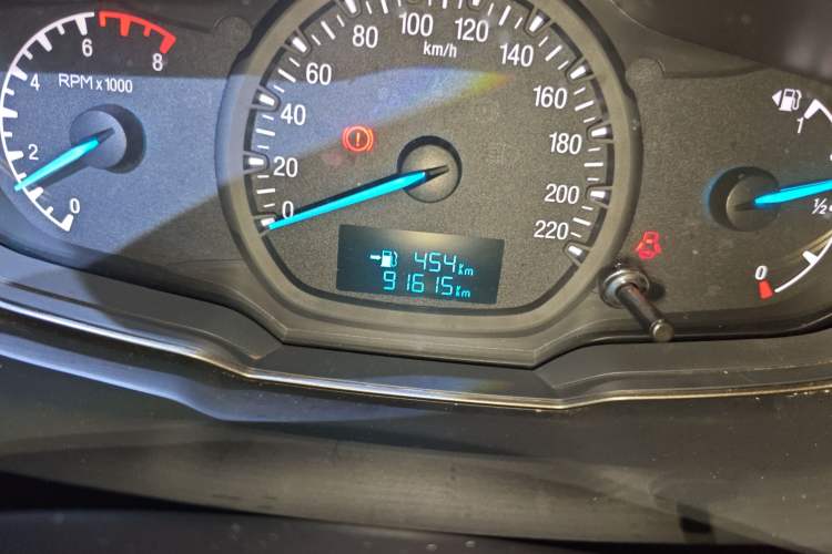 Used Ford Escort 2015 1.5L Manual Comfort Model Odometer Close Up