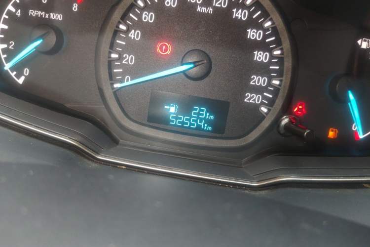 Used Ford Escort 2015 1.5L Manual Comfort Model Odometer Close Up