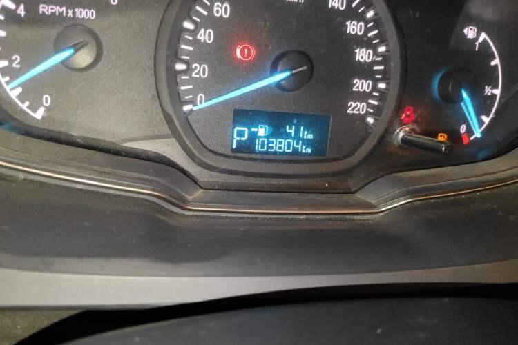 Used Ford Escort 2015 1.5L Automatic Comfort Edition Odometer Close Up