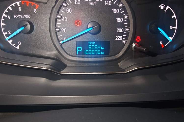 Used Ford Escort 2015 1.5L Automatic Comfort Edition Odometer Close Up