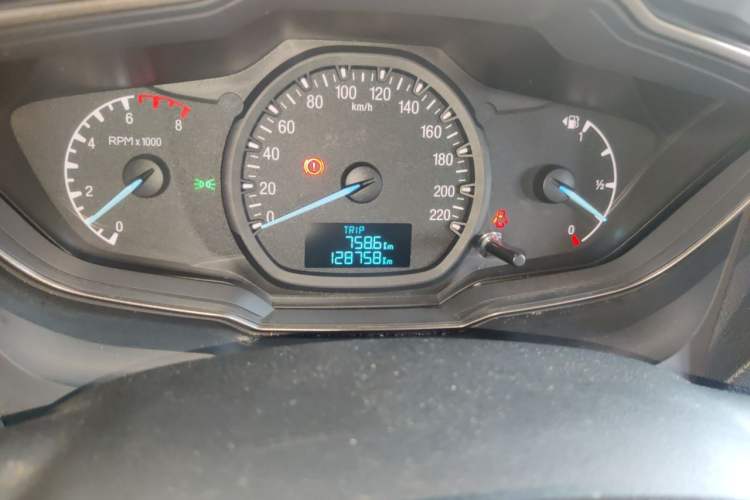 Used Ford Escort 2015 1.5L Manual Comfort Model Odometer Close Up