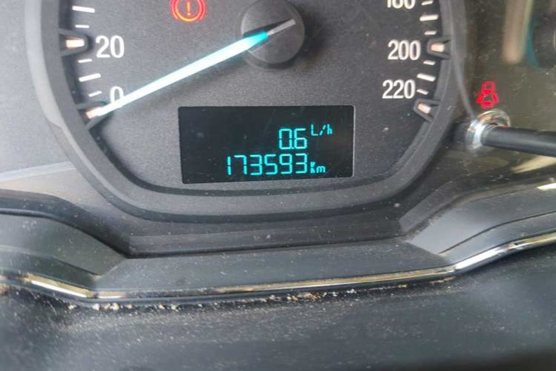 Used Ford Escort 2015 1.5L Manual Fashion Edition Odometer Close Up