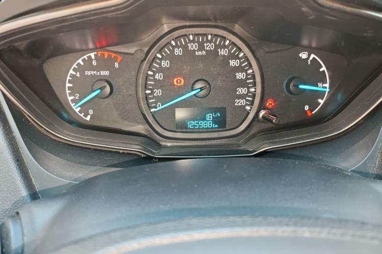 Used Ford Escort 2015 1.5L Manual Comfort Model Odometer Close Up